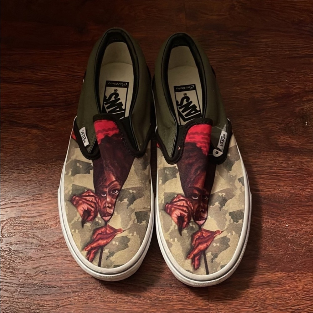 Vans Men's Artistic Camo Slip-On Sneakers